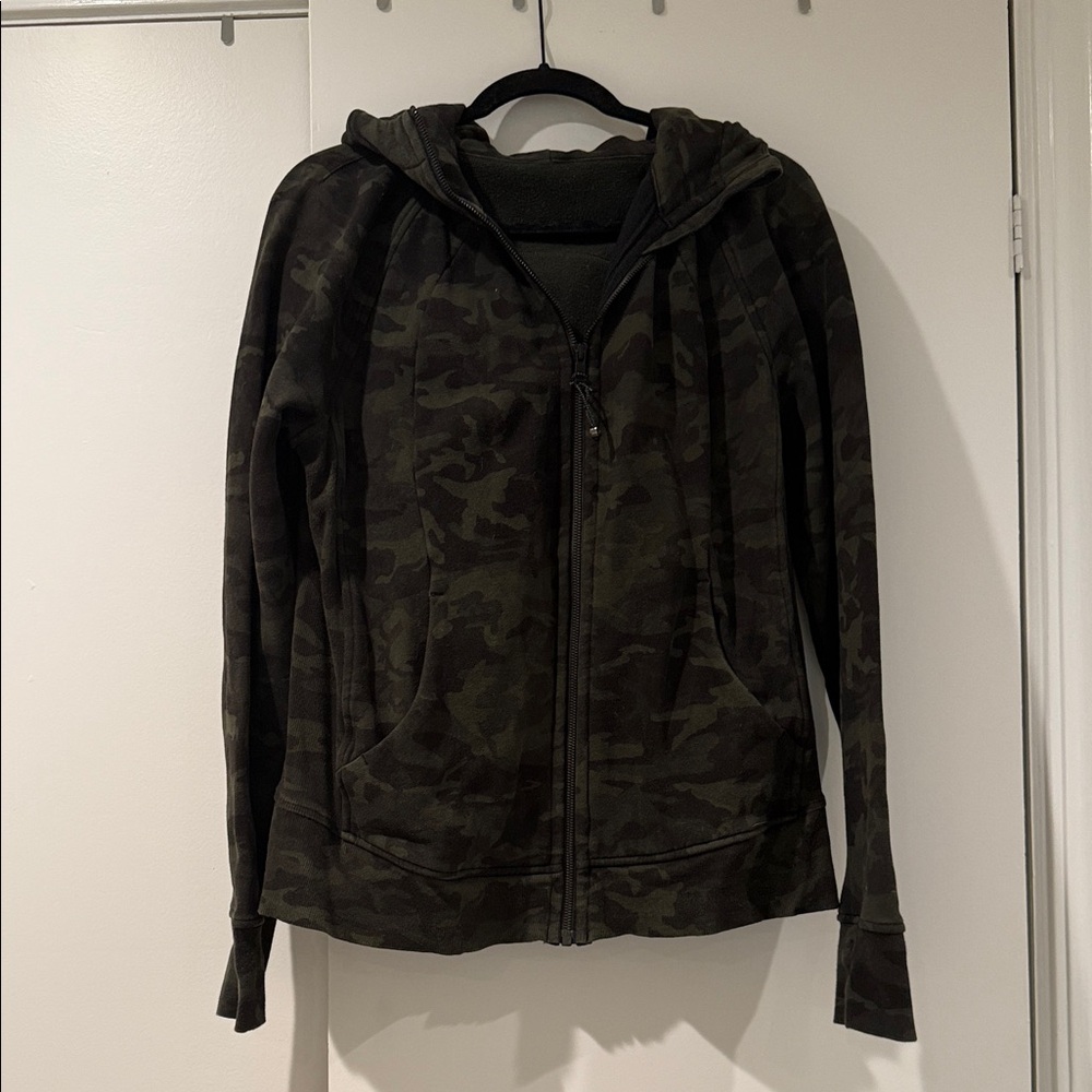 lululemon athletica Dark Green Scuba Jacket